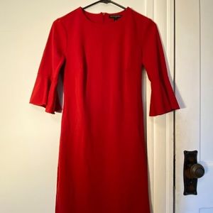 🎉LAST CHANCE! Red Banana Republic Bell Sleeve Knee Length Dress